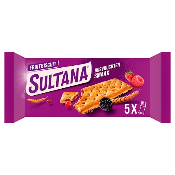 Sultana FruitBiscuits Bosvruchten