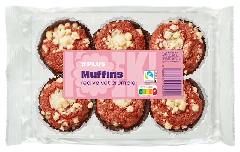 PLUS Muffins red velvet