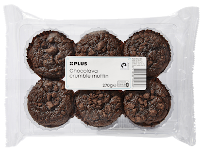 Muffins choco lava crumble