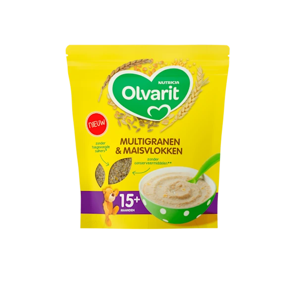 Olvarit 15+mnd Pap Multigranen & Maisvlokken