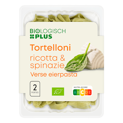 Tortelloni ricotta spinazie biologisch