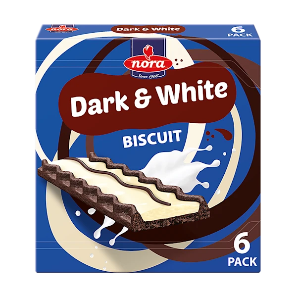 Nora Dark & white biscuits