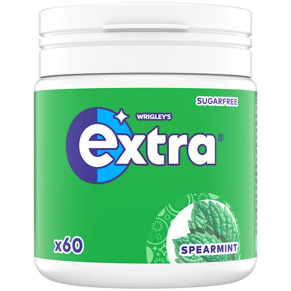 Extra Spearmint kauwgom suikervrij