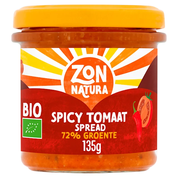 Zonnatura Smooth Spread Spicy Tomaat