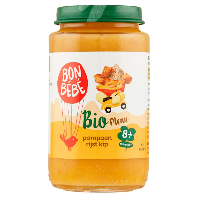 Bonbebe Bio M0817 pompoen rijst kip