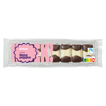 PLUS Cake mergpijpjes