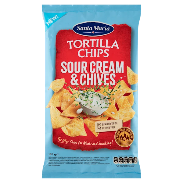 Santa maria Tortilla Chips Sour Cream & Chives