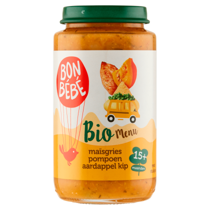 Bio M1515 mais doperwt aardappel kip