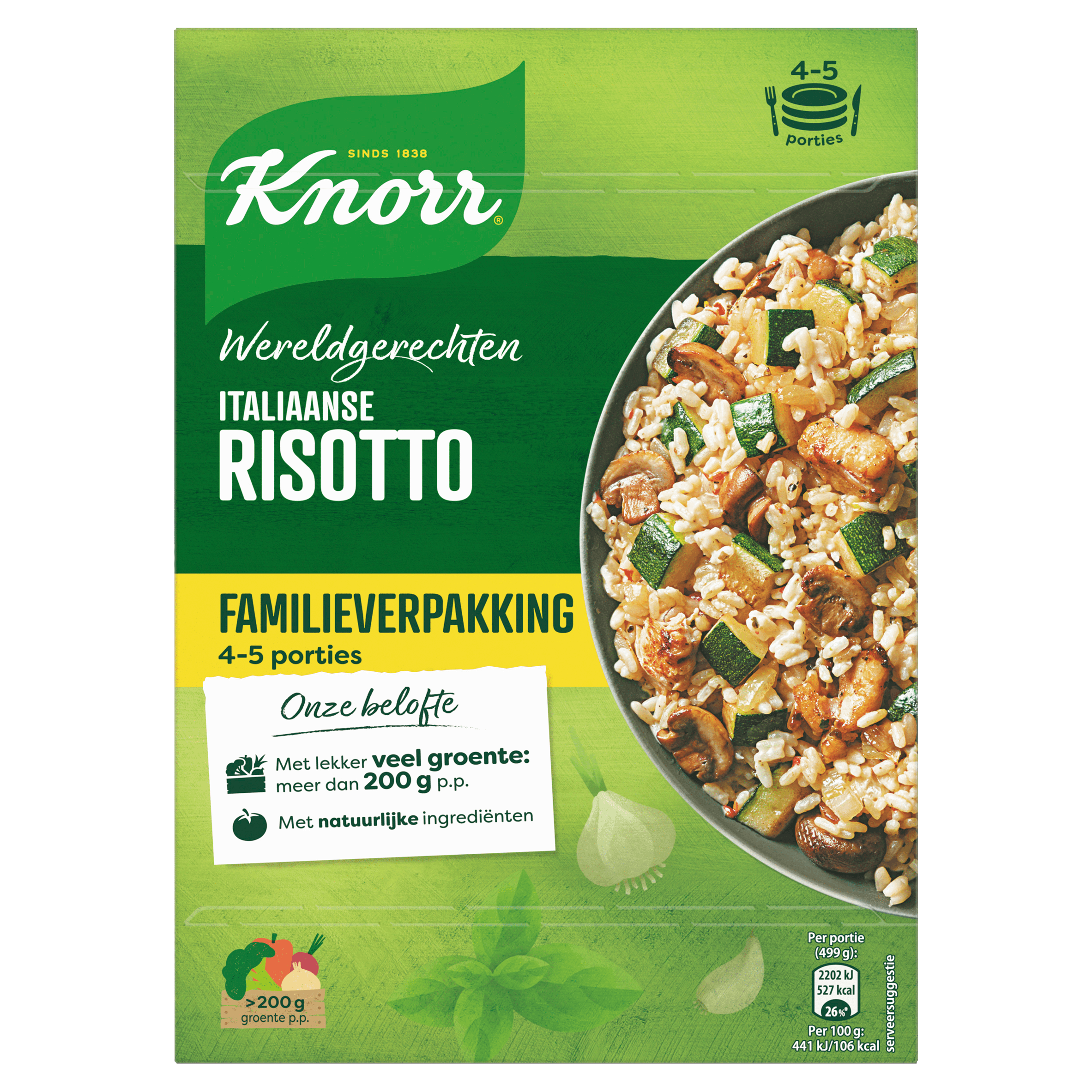 Knorr Wereldgerechten Italiaanse Risotto XL Per Doos 430 g