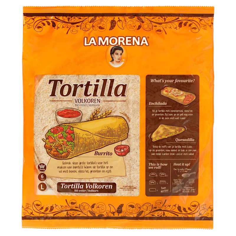 La Morena Tortilla volkoren