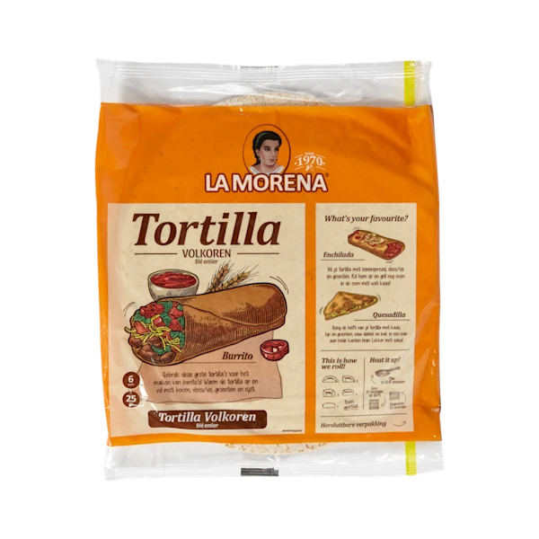 La Morena Tortilla volkoren