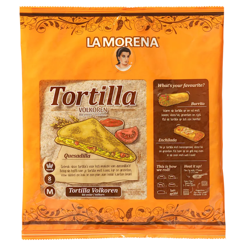 La Morena Tortilla volkoren