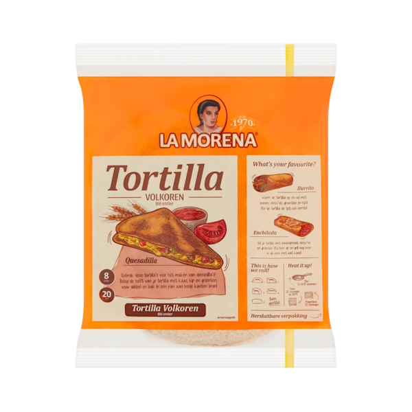 La Morena Tortilla volkoren