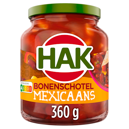 Bonenschotel Mexicaans met mais