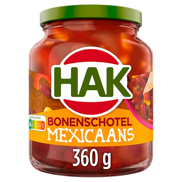 Hak Bonenschotel Mexicaans met mais