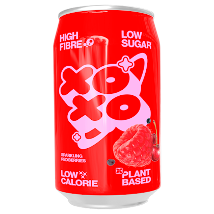 Sparkling red berries