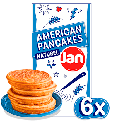 American pancakes naturel