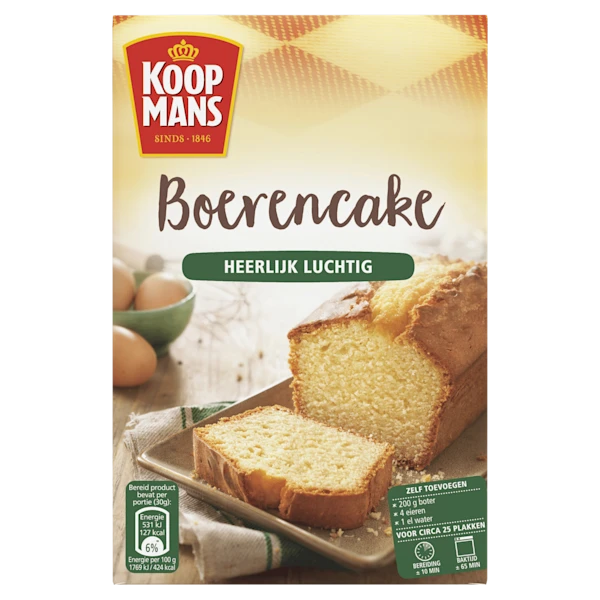 Koopmans Boerencake bakmix