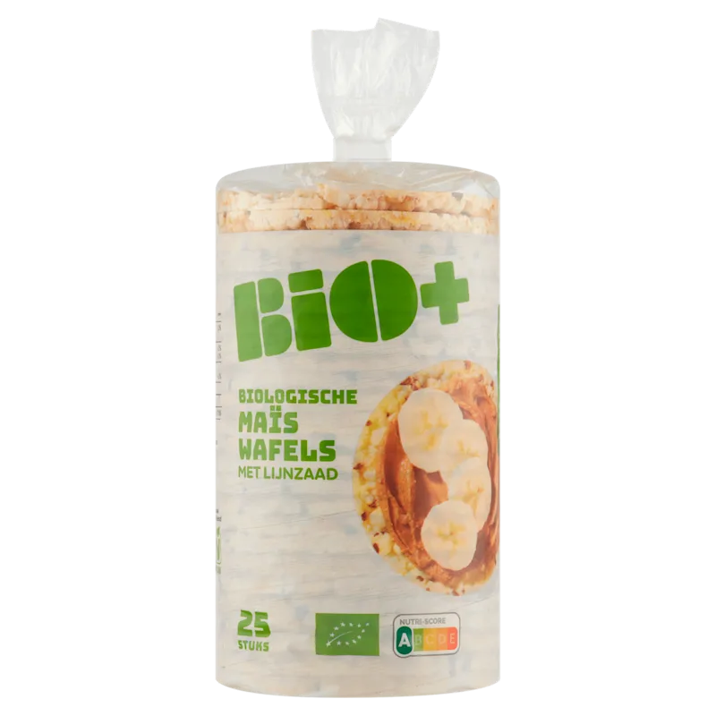 BIO+ Maiswafel Lijnzaad