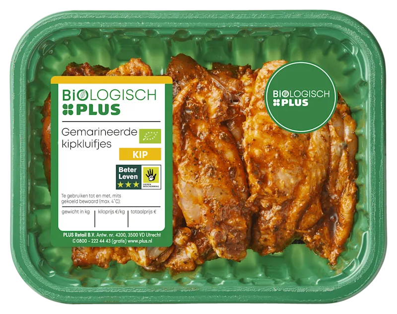 Biologisch PLUS Gemarineerde kipkluifjes