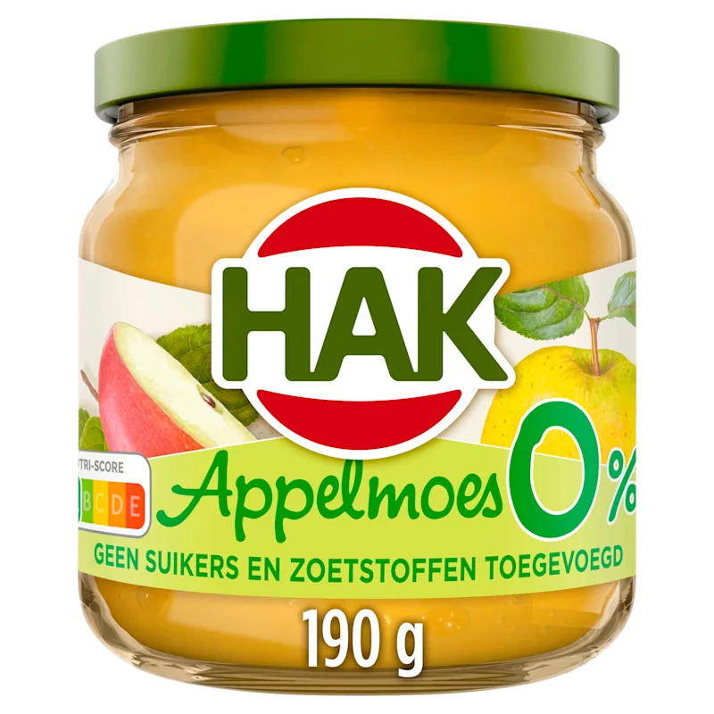 Hak Appelmoes 0% suiker toegevoegd