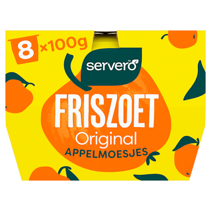 100% Appelmoesjes 8x100gr