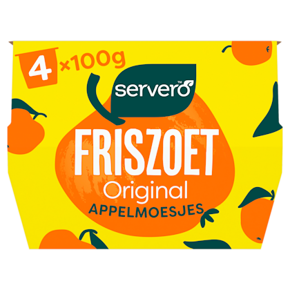 100% Appelmoesjes 4x100gr