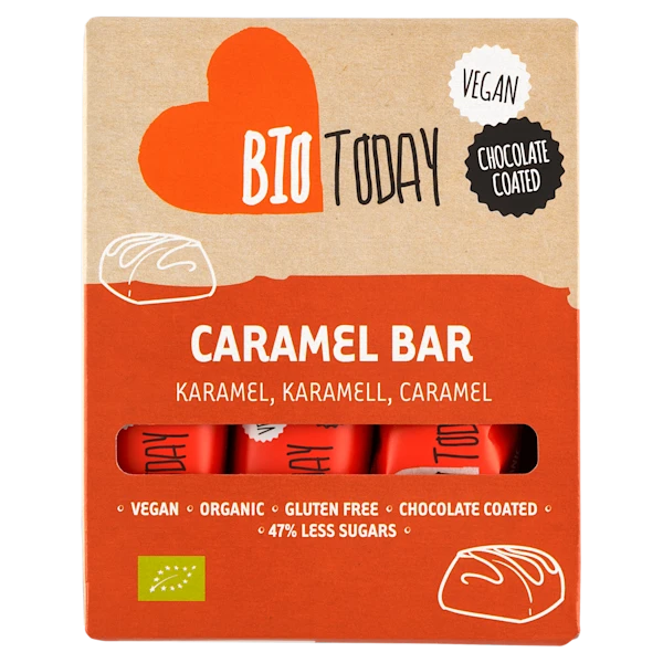 Smaakt Vegan Caramel Bar 3 stuks biologisch