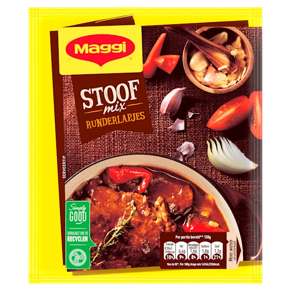 Maggi Stoofmix runderlapjes