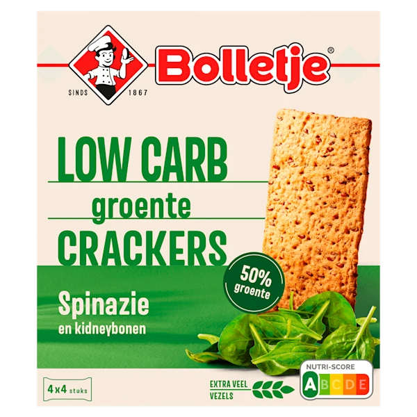 Bolletje Groentecrackers Spinazie