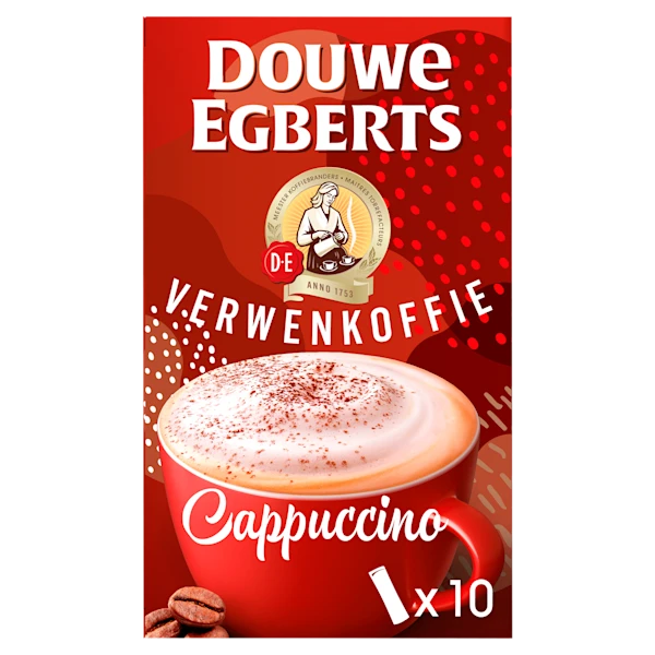 Douwe Egberts Milk based oploskoffie cappuccino