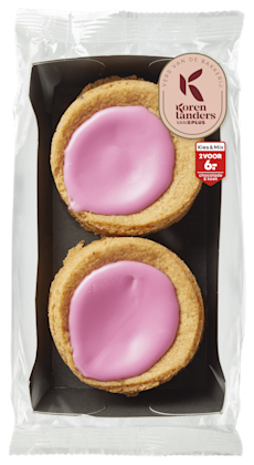 Roomboter roze fondantpencees