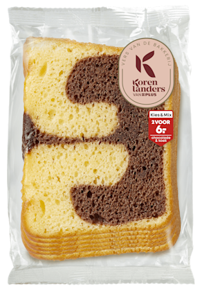 Marmercake plakjes 6 plakjes