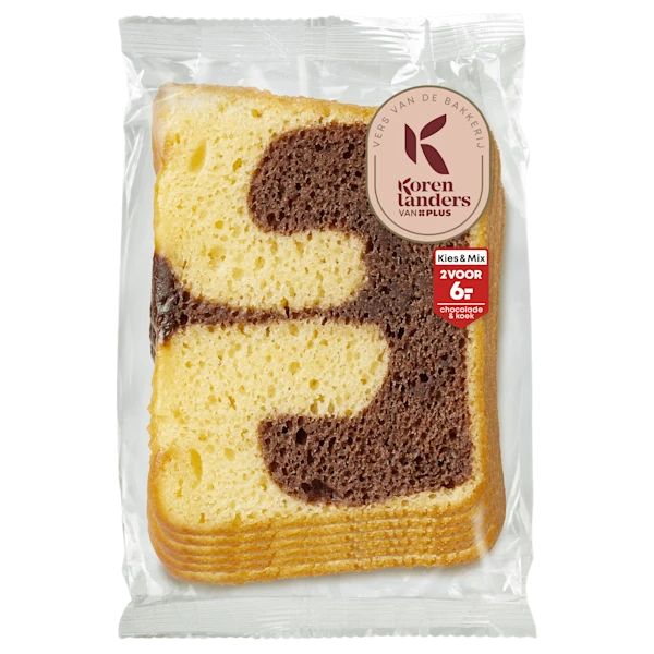 PLUS Korenlanders Marmercake plakjes 6 plakjes
