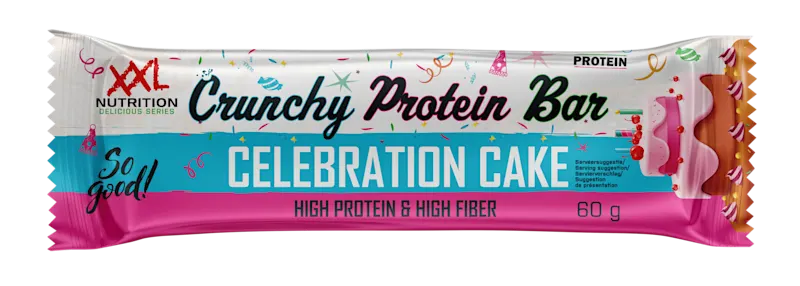 XXL Nutrition Crunchy Protein Bar Celebration Cake