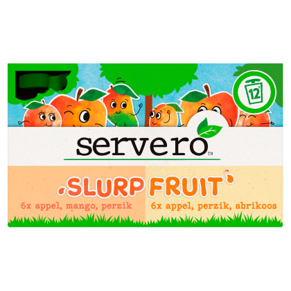 100% Slurpfruit mixpack 12x90gr