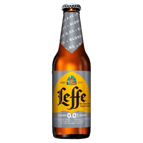Leffe Blond Belgisch abdijbier 0.0%
