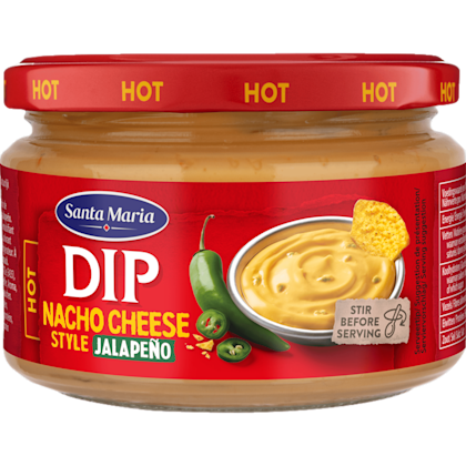 Santa Maria Dip Nacho Cheese style jalapeno