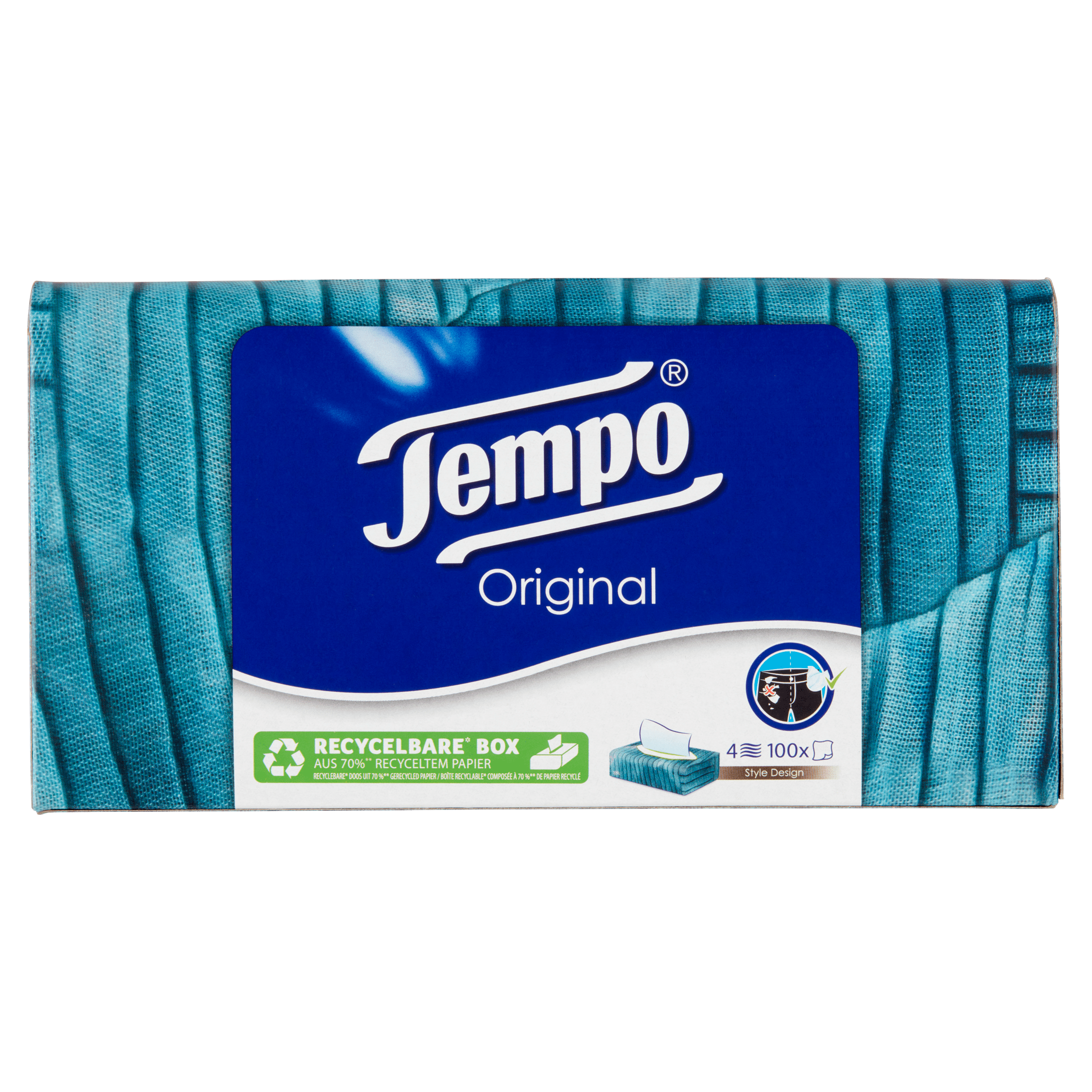 Tempo Original Box 4-laags Per Doos 100 St