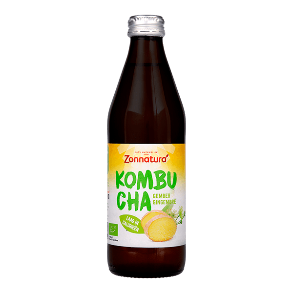 Zonnatura Kombucha Gember Per Fles 330 Ml