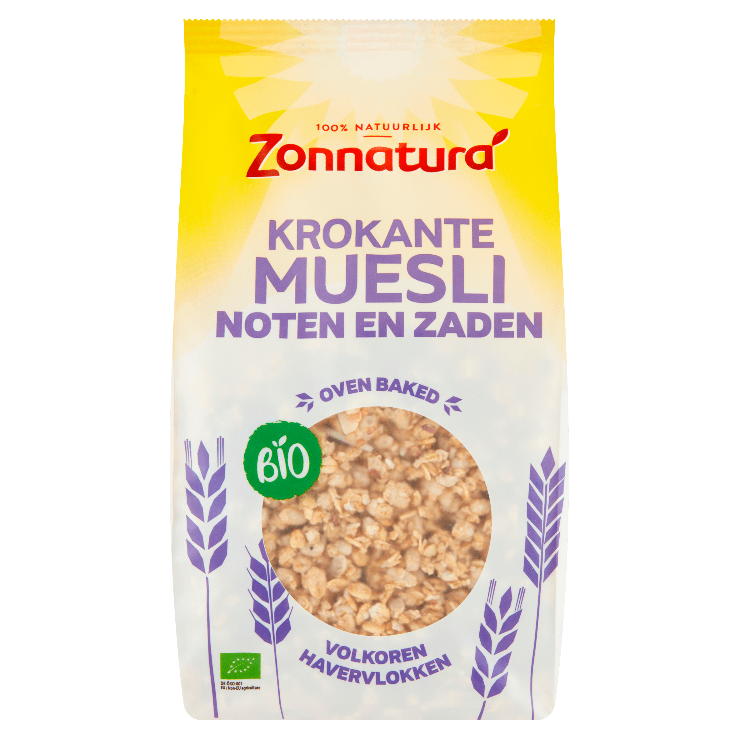 Zonnatura Krokante muesli noten zaden Per Zak 375 g