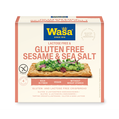 Knackebrot sesam gluten & lactosevrij