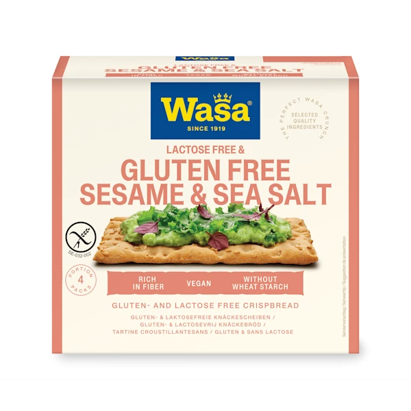 Wasa Knackebrot sesam gluten & lactosevrij