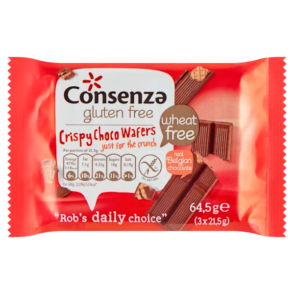 Consenza Crispy wafels glutenvrij