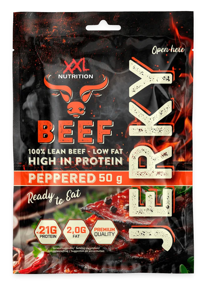 XXL Nutrition Beef Jerky Peppered