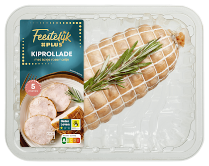 Kiprollade met een takje rozemarijn