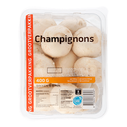 Champignons wit voordeelverpakking