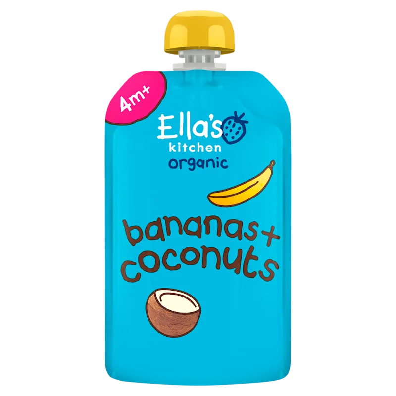 Ella's Kitchen Knijpfruit banaan + kokos 4m+
