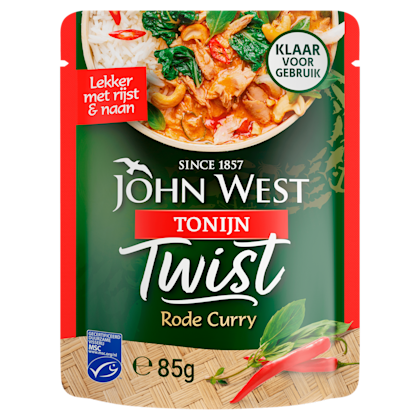 Twist tonijn rode curry