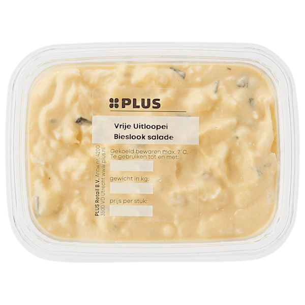 PLUS Vrije uitloop ei-bieslooksalade